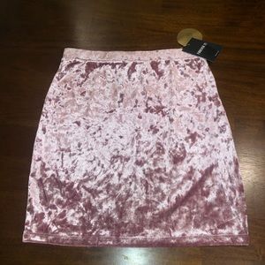Velvet skirt